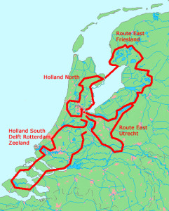 Best of Holland Private Tours map